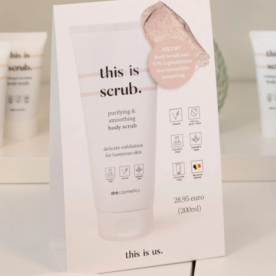 Body Scrub "this is scrub." (6x200ml) + 1 gratis baliedisplay - Image 3